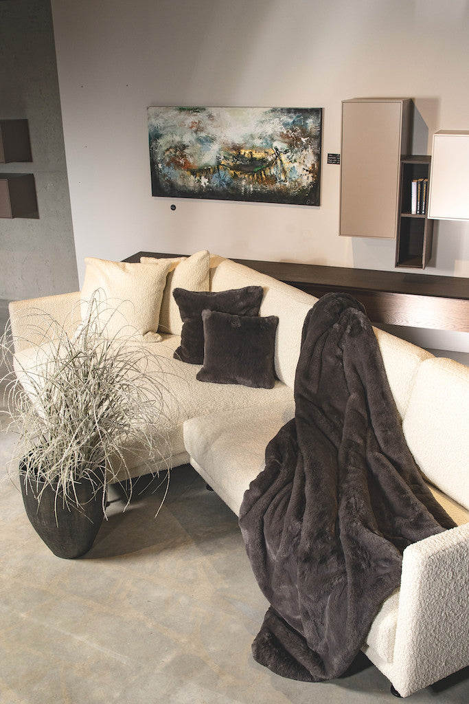 Decke "Fuchs Silber Royal"