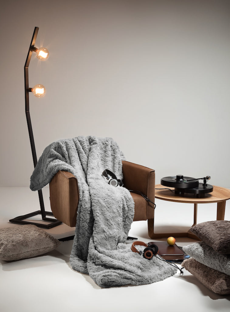 Decke "Teddy Silber Classic"