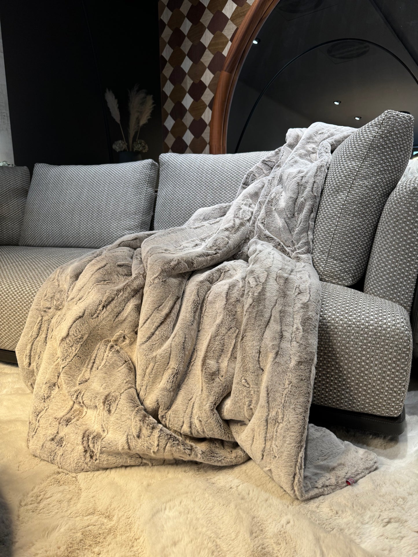 Decke "Premium Lyon Silber"