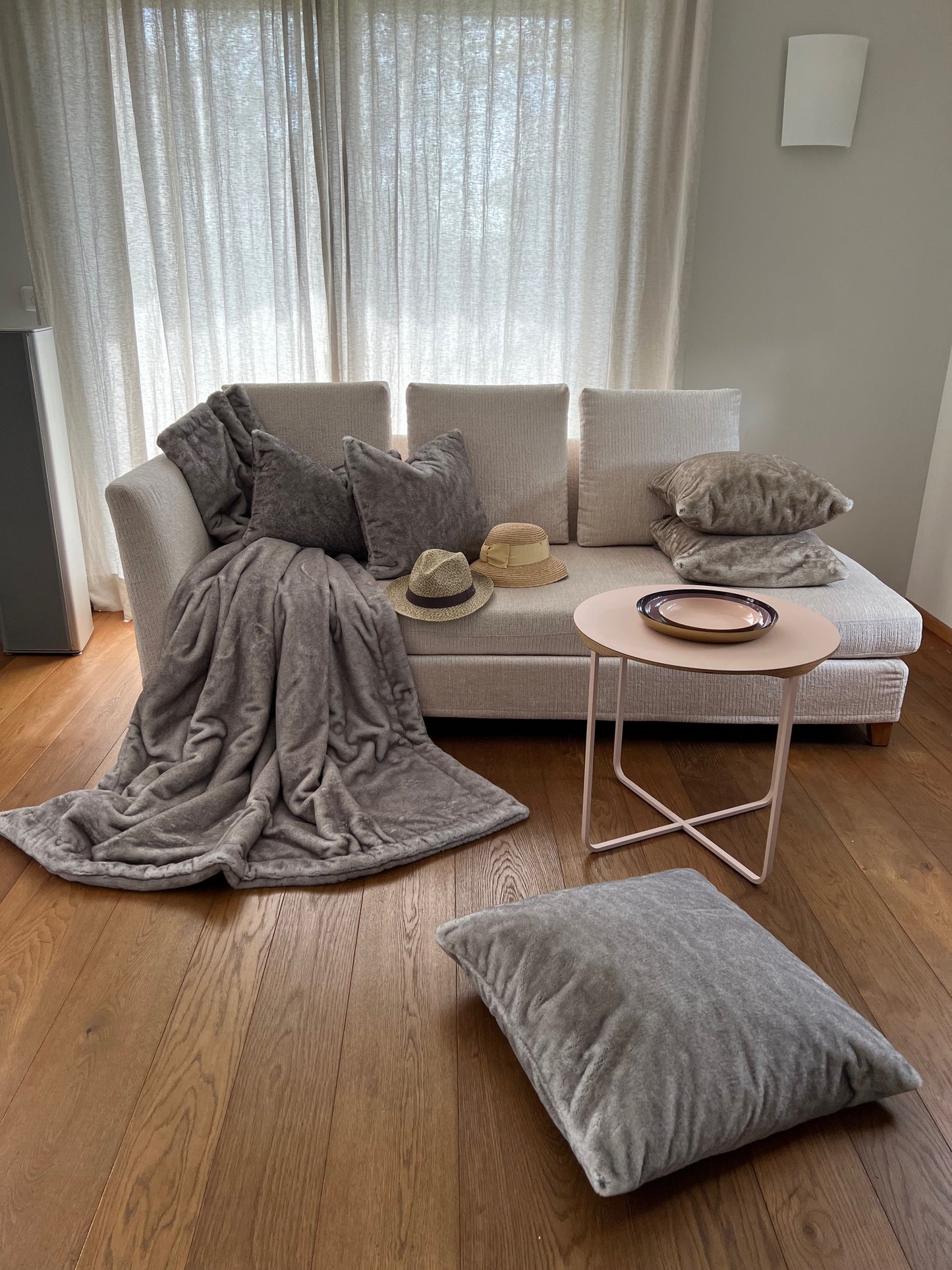 Decke "Premium Sydney silber"