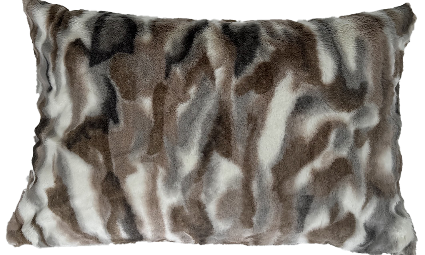 Kissenhülle "Shabby Chic Grau"