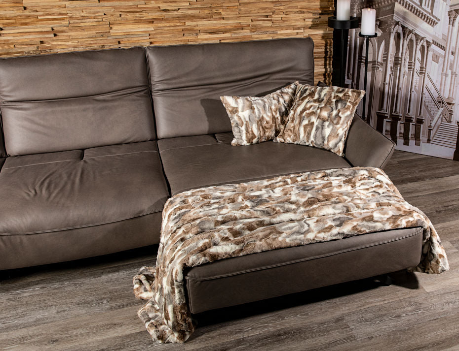 Decke "Premium Shabby Chic Beige"