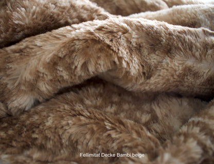 Decke "Premium Bambi beige"