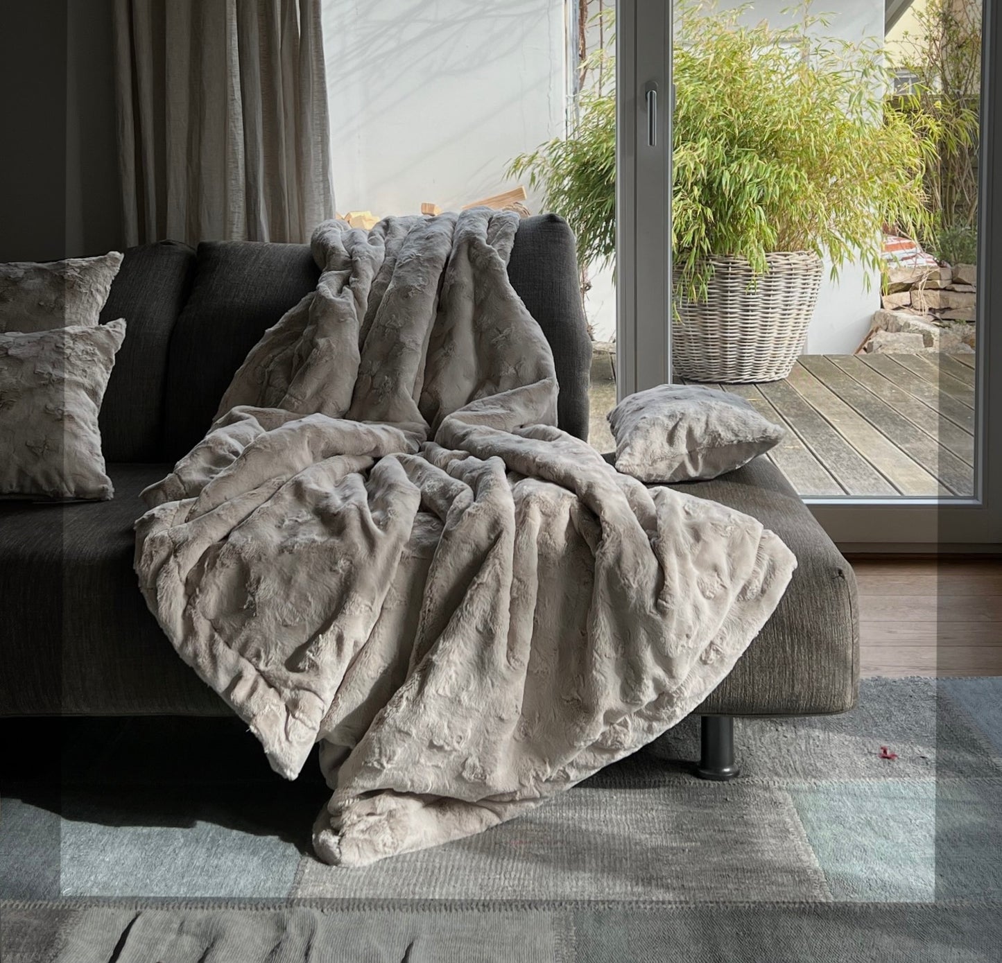 Decke "Premium Teddy Jade"