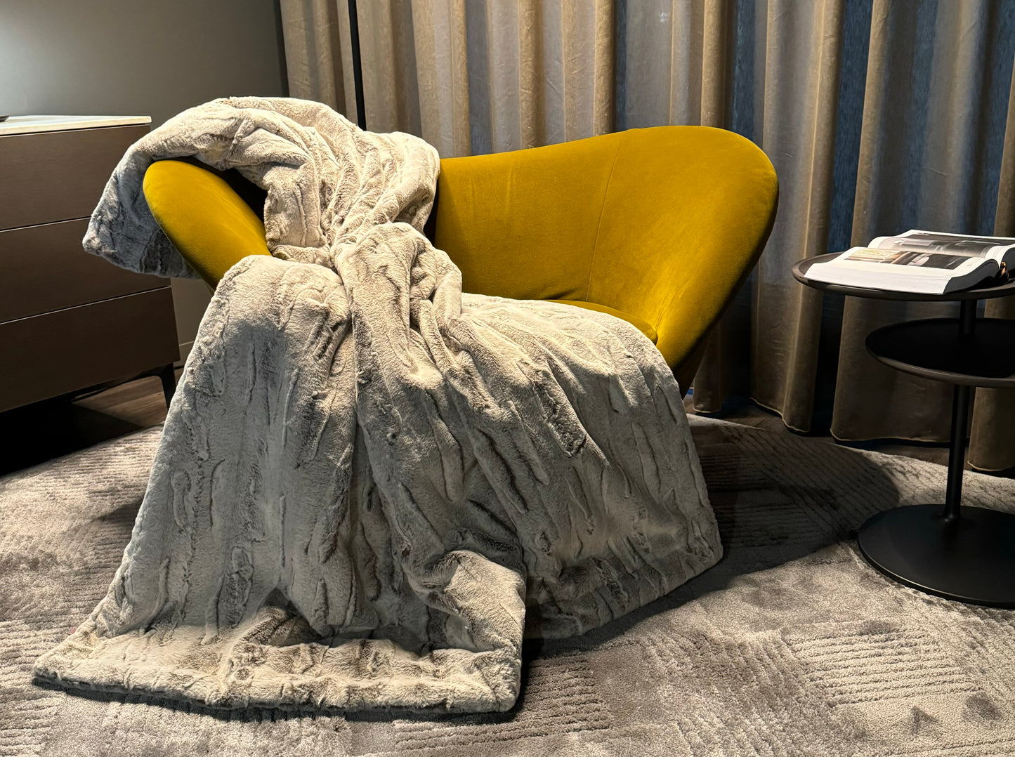 Decke "Premium Lyon Silber"