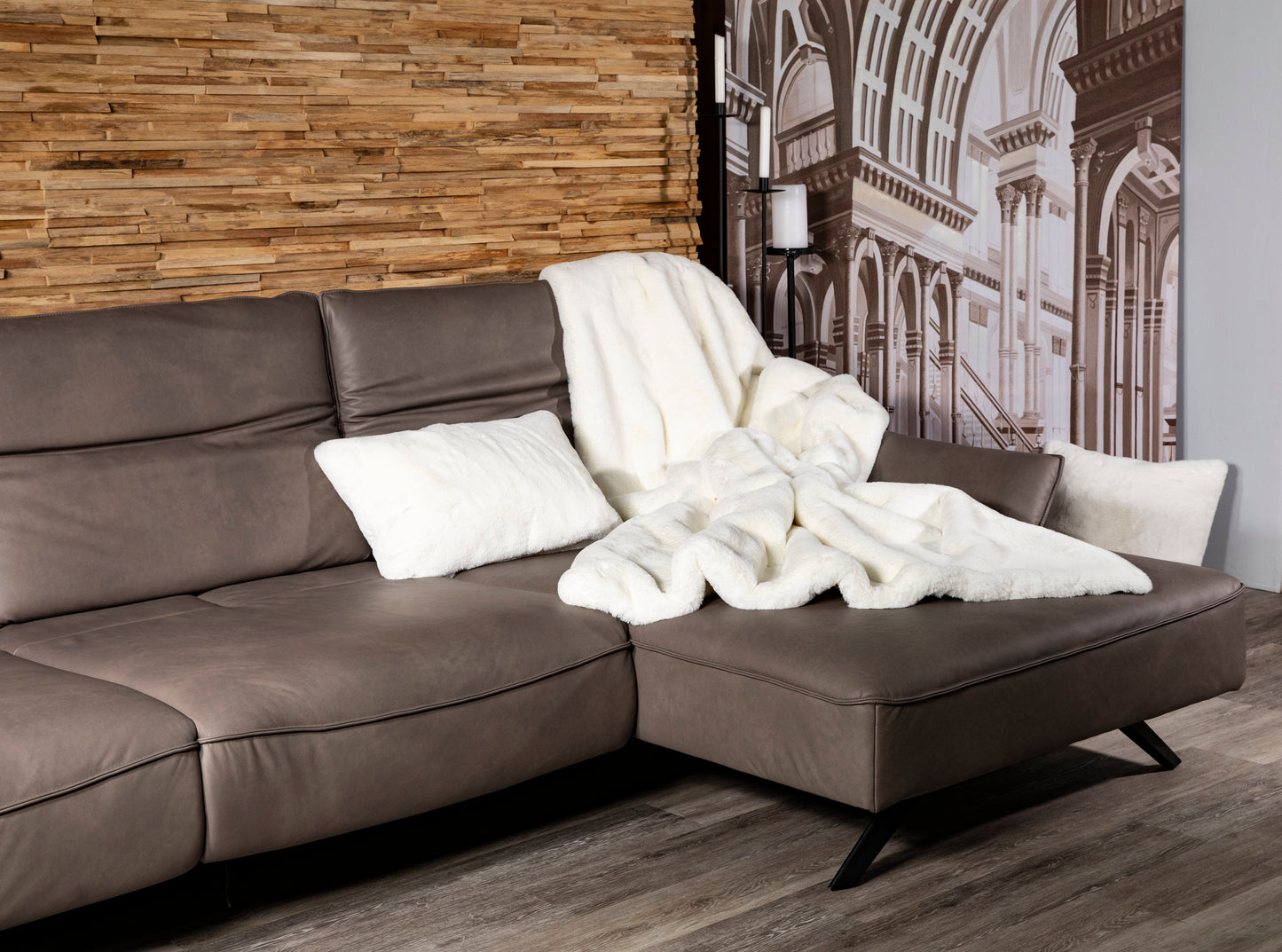 Decke "Royal Fuchs creme"